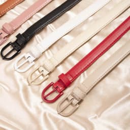 New women's spray paint buckle basic versatile women's edge-cut belt women's belt
