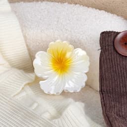 Hawaiian Gradient Hair Clips Flower Hair Claws Women Medium Size Fashion Headwear Hairpin Crab Barrette Hair Accessories