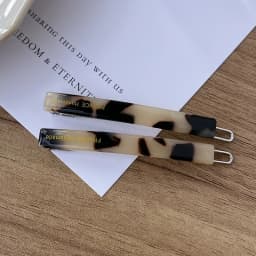 Jennie's candy colored buckle clip~South Korean France small bangs clip, broken hair clip, side clip with a straight line clip