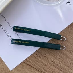Jennie's candy colored buckle clip~South Korean France small bangs clip, broken hair clip, side clip with a straight line clip