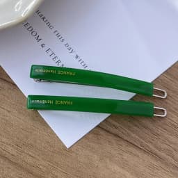 Jennie's candy colored buckle clip~South Korean France small bangs clip, broken hair clip, side clip with a straight line clip