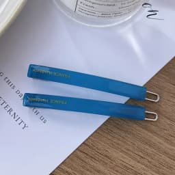 Jennie's candy colored buckle clip~South Korean France small bangs clip, broken hair clip, side clip with a straight line clip