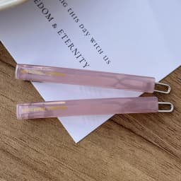 Jennie's candy colored buckle clip~South Korean France small bangs clip, broken hair clip, side clip with a straight line clip