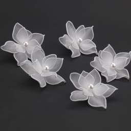 Pure Handmade Fabric Flower Styling Hair Accessories Multi-Layer Hairpin Popular Headdress Bride Wedding Accessories