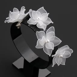 Pure Handmade Fabric Flower Styling Hair Accessories Multi-Layer Hairpin Popular Headdress Bride Wedding Accessories