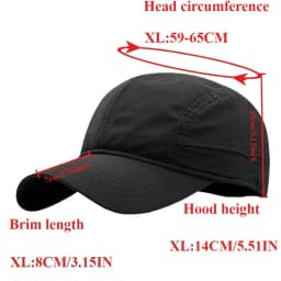 Big Size Light Thin Quick Drying Baseball Caps Male Solid Vintage Unisex XL 65CM Sports Hat Adjustable Trucker Cap Snapback Hats