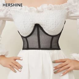 HERSHINE 1-Piece Women's Sexy Shaping Waist Belt, Alluring Bust-Enhancing Wide Waist Belt, Dress Accessory，spring，summer