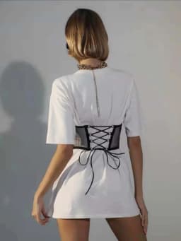 HERSHINE 1-Piece Women's Sexy Shaping Waist Belt, Alluring Bust-Enhancing Wide Waist Belt, Dress Accessory，spring，summer