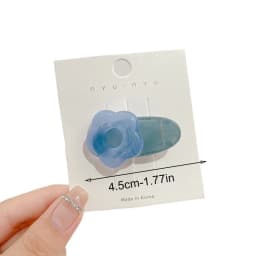 5pcs candy color transparent hair clip Japanese cute girl side bangs broken hair small clip bb clip headdress forehead hair clip