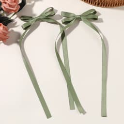 2pcs Cute Ribbon Bow Headband Long Tassel Hair Clip Women's Hair Accessories Girls Party Headwear Side Clips Wholesale