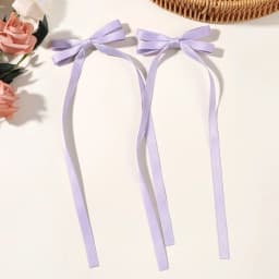 2pcs Cute Ribbon Bow Headband Long Tassel Hair Clip Women's Hair Accessories Girls Party Headwear Side Clips Wholesale