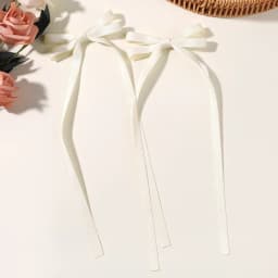 2pcs Cute Ribbon Bow Headband Long Tassel Hair Clip Women's Hair Accessories Girls Party Headwear Side Clips Wholesale