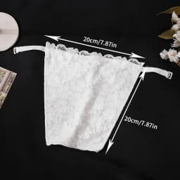 Summer Lace Strapless Collar Anti-slip Female False Collar Detachable Collar Cover for Low Neckline