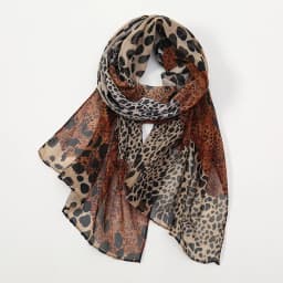 50X160cm Echarpe Fine En Mousseline De Soie Imprimee Leopard Pour Femmes Musulmanes, Chales Hijab, Enveloppes Respirantes