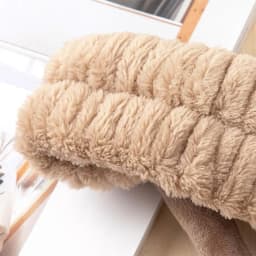 Women Coral Fleece Cartoon Snail Headband Make up Elastic Spa Hairband Skin Care Face Wash Hairband Women Girl