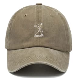 Vintage Washed Cotton Baseball Cap Adjustable Distressed Trucker Hat for Men Women Gym Humor Gothic Cotton Cap Soft Breathable