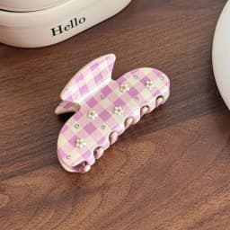1pc New diamond-studded cherry hair claw, high-end sweet multicolor diamond acetate hair clip, hair clip for back-of-head updos