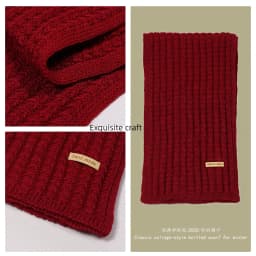 Men Women Thick Warm Knitted Scarf in Winter Autumn Wool Soft Solid Cashmere Neckerchief Simple Fashion Black Students Scarves