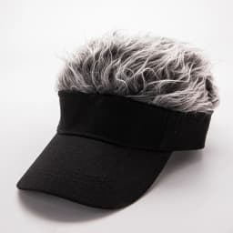 Creative Performance Wig Golf Baseball Hat Hip-Hop Sun Hat Funny Duck Tongue Sun Hat Men's And Women's Pointed Wig Hat