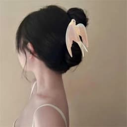 1/2pcs Sweet and cute new vinegar hair clip, bird animal, shark clip, swallow clip, dished hair, ponytail clip, hair catcher