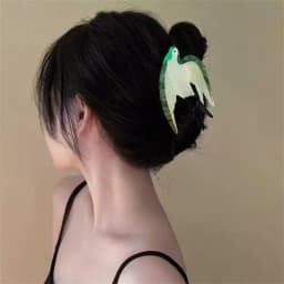 1/2pcs Sweet and cute new vinegar hair clip, bird animal, shark clip, swallow clip, dished hair, ponytail clip, hair catcher