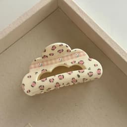 Korean Style Lattice Hair Crab Clip Triangle Square Acrylic Bow Hair Claw Ponytail Clip Hair Accessories Geometry Shark Clip