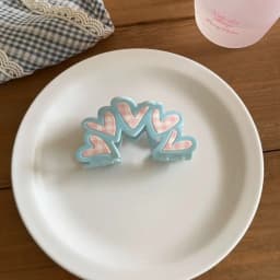Korean Style Lattice Hair Crab Clip Triangle Square Acrylic Bow Hair Claw Ponytail Clip Hair Accessories Geometry Shark Clip