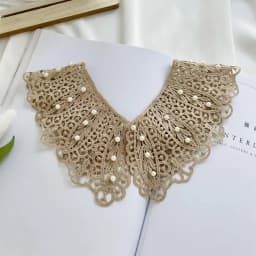 Doll Collar Lace Fake Collar Pearl Clothes Accessories Decoration Shirt Collar Dress Decorative Shoulder Detachable Shawl