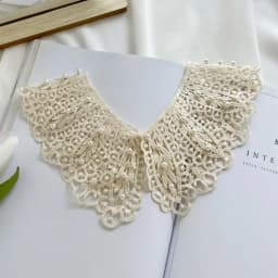 Doll Collar Lace Fake Collar Pearl Clothes Accessories Decoration Shirt Collar Dress Decorative Shoulder Detachable Shawl