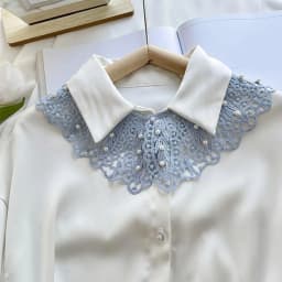 Doll Collar Lace Fake Collar Pearl Clothes Accessories Decoration Shirt Collar Dress Decorative Shoulder Detachable Shawl