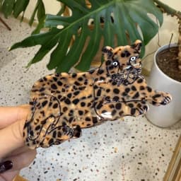 1/2pcs Autumn and winter animal hair clip, tiger, cheetah, shark clip, hair clip, back of the head, grab clip, hair accessory