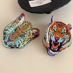 1/2pcs Autumn and winter animal hair clip, tiger, cheetah, shark clip, hair clip, back of the head, grab clip, hair accessory