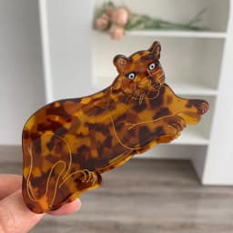 1/2pcs Autumn and winter animal hair clip, tiger, cheetah, shark clip, hair clip, back of the head, grab clip, hair accessory