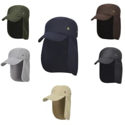 Summer Anti-UV Sun Hat With With Neck Protection Shawl Outdoor Mountaineering Fishing Baseball Cap Casual Peaked Cap For Travel