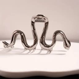 1pc metal snake clip simple style shark clip anti-slip ponytail clip elegant hair clip headpiece