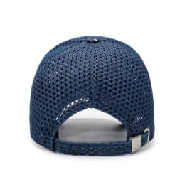 Men's Baseball Cap Breathable Mesh Woven Craft Polyester Label Decorated Solid Color Sporty Spring and Summer