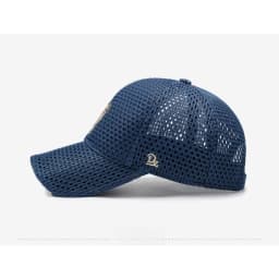Men's Baseball Cap Breathable Mesh Woven Craft Polyester Label Decorated Solid Color Sporty Spring and Summer