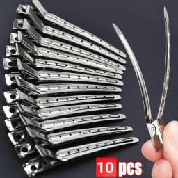 Woman Hair Care Clips Metal Steel Hairdressing Sectioning Clip Clamps Barber Hair Cut Use Styling Tools Hair Root Fluffy Hairpin