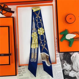 Woman Skinny 100% Mulberry Silk Scarf for Hair Strip Silk Ribbon Small Neck Scarves Bag Handle Ribbon Scarf Kerchief Ladies Tie