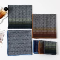 3/6PCS Men's Cotton Yarn-dyed Contrast Color Plaid Handkerchief Classic Vintage Nostalgic Soft and Comfortable Thin 43cm
