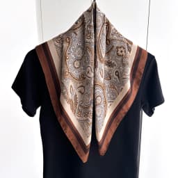 Luxury Floral Print Square Scarf For Women Soft Hairband Neckerchief Head Hijab Paisley Headband Foulard Bag Ribbon Bandana