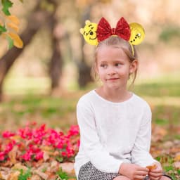 2026 Disney Winnie The Pooh Ears Headband 5"Sequin Bow Hairband For Girls Boys Festival Party DIY Hair Accessories Gift Boutique