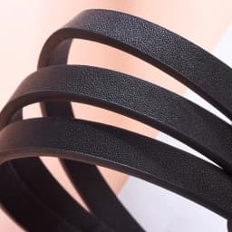 Simple Thin Belts for Women Summer Dress Belt Lightweight 110cm Long Solid Color PU Band Belts