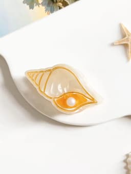 Cartoon marine small animal hairpins are small and delicate acetate pan hairpins, horsetail half-tied shark clips