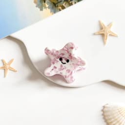 Cartoon marine small animal hairpins are small and delicate acetate pan hairpins, horsetail half-tied shark clips