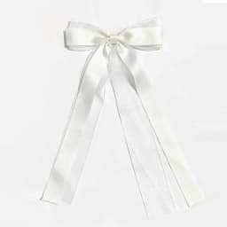 A Vintage and High-End French Hairpin with a Mesh Velvet Bow Ribbon