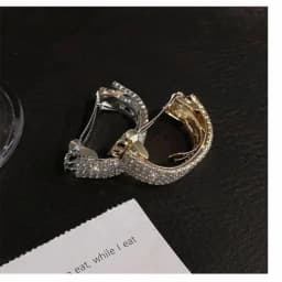 Elegant Spring Clip Hair Clip Korean Style Super Shiny Tail Net Red Sweet Hair Accessories Hairpin