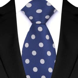 Vintage 8CM Necktie Fashion Man's Tie Polka Dots Wedding Neckties For Men Neck tie Unisex Dress Shirt Collar Neckwear Cravat