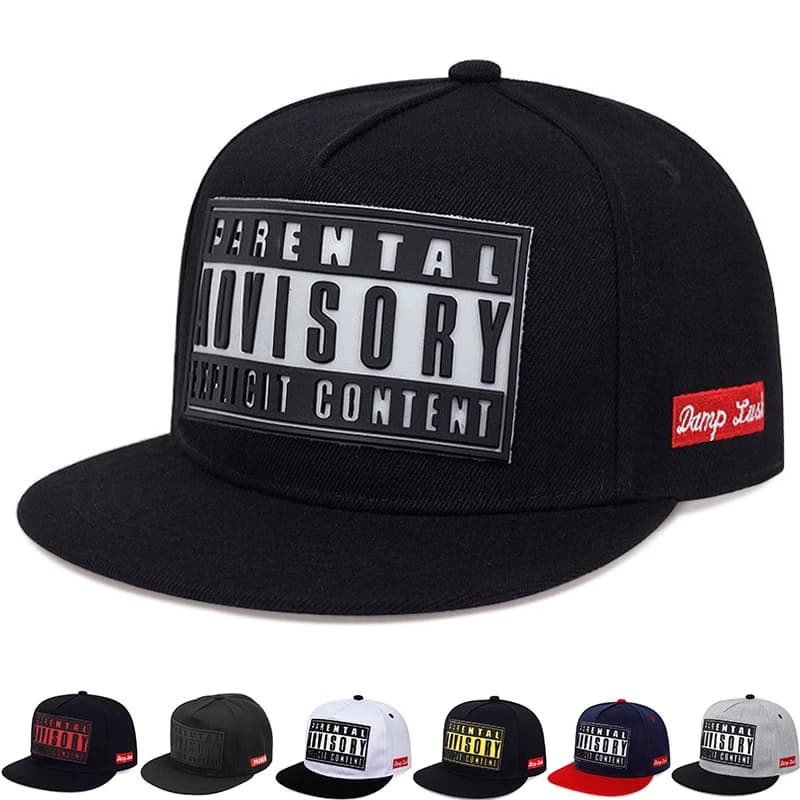 2025 ADVISORY Alphabet Labeling Flat Edge Hat Trendy Men's Casual Hip Hop Hat Women's Fashion Outdoor Sunshade Hat Baseball Hat