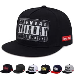 2025 ADVISORY Alphabet Labeling Flat Edge Hat Trendy Men's Casual Hip Hop Hat Women's Fashion Outdoor Sunshade Hat Baseball Hat